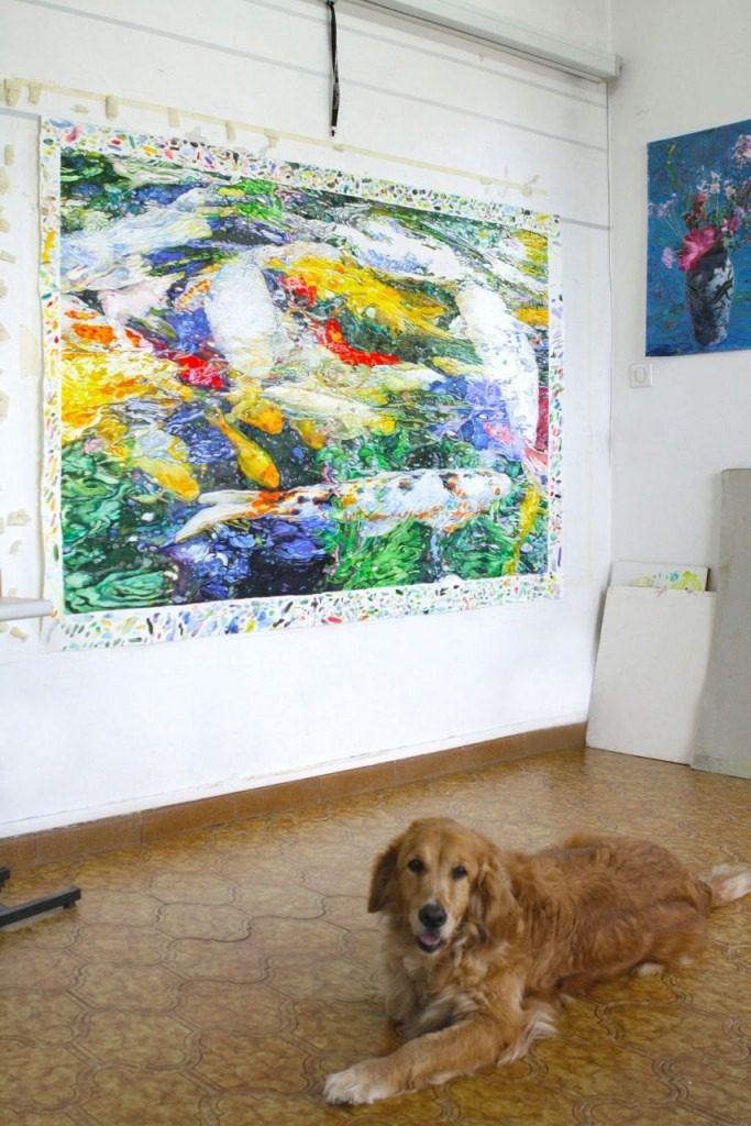 "Swirling Fish" with Soleil