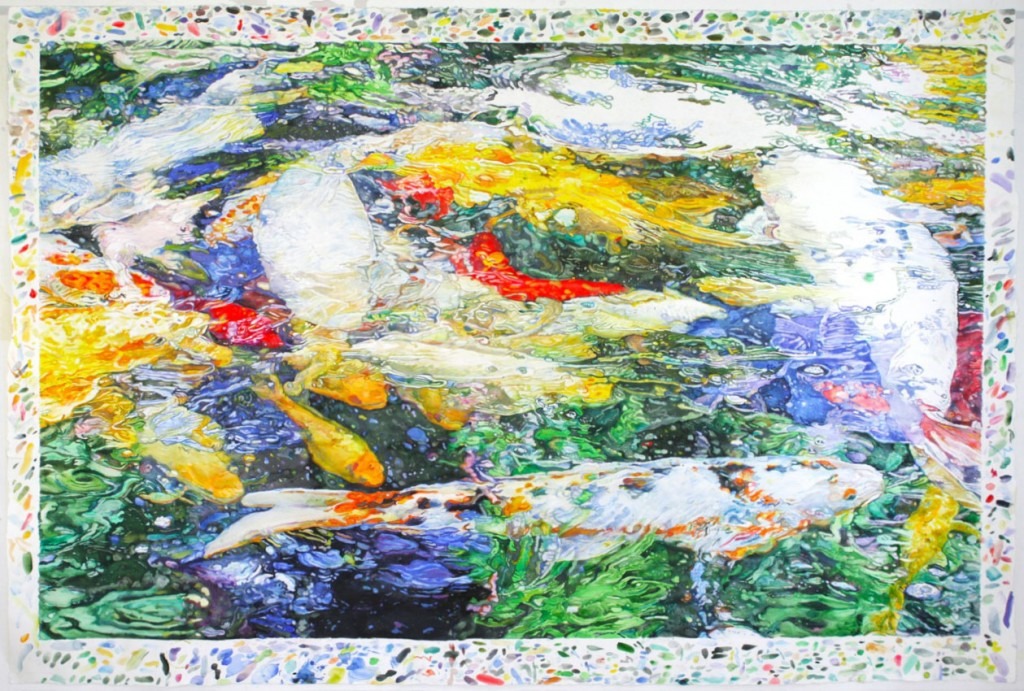 Swirling Fish, as of 23 March 2013. by Joseph Raffael