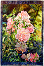 Roses for Vera - watercolor on paper painting by Joseph Raffael
